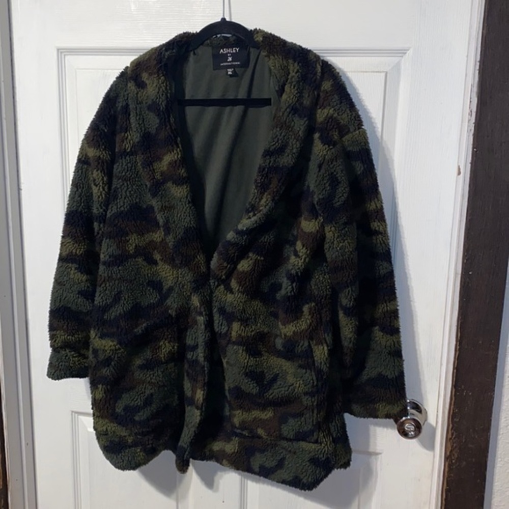 Ashley by 26 international Sherpa camouflage coat‎ xl